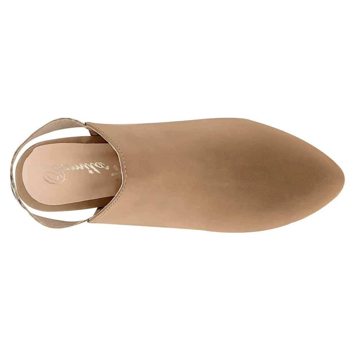 Botín con tacón Exterior Sintético Color Beige  Para Mujer De Damita